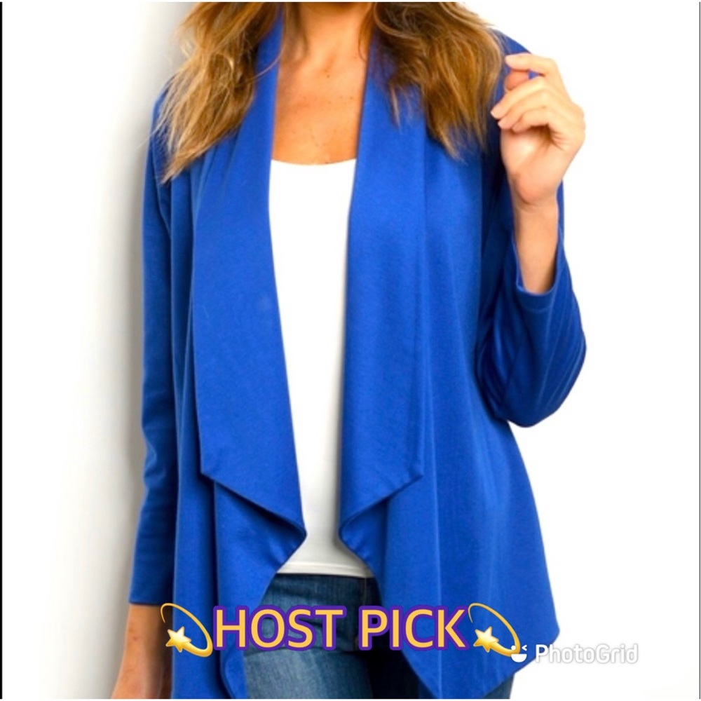 Royal Blue Cardigan